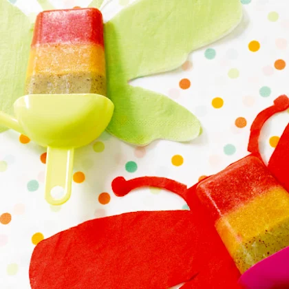 Traffic Light Ice Lollies