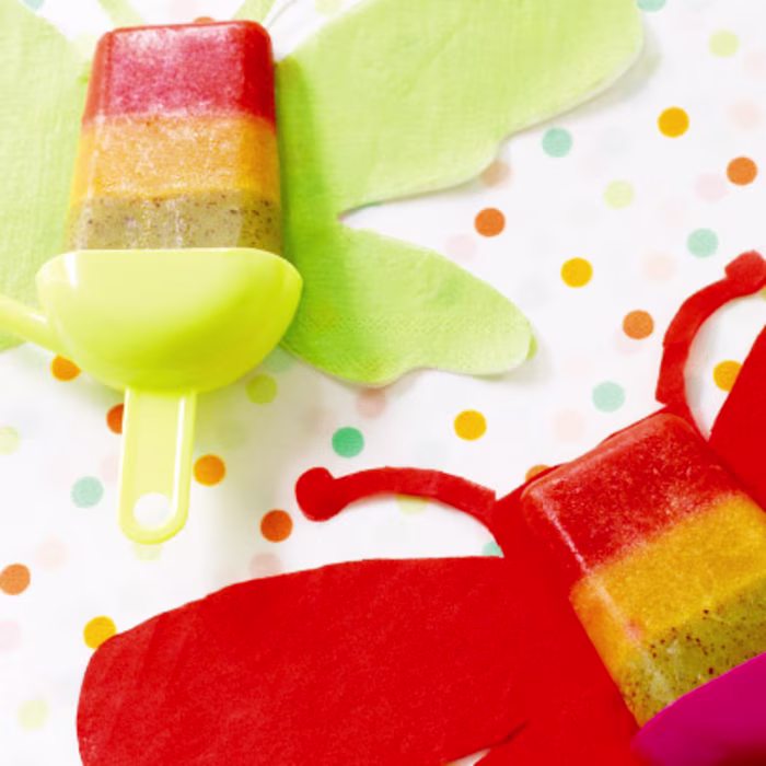 Traffic Light Ice Lollies