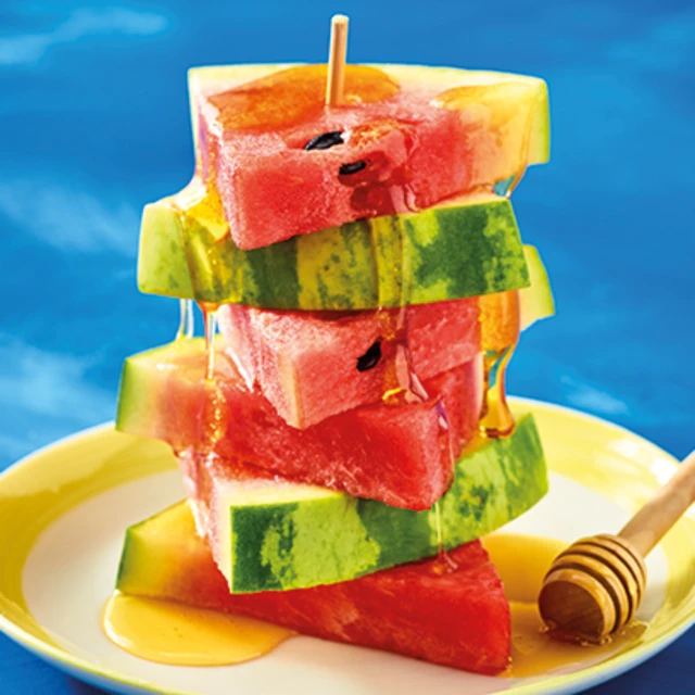 Watermelon and Honey Stack