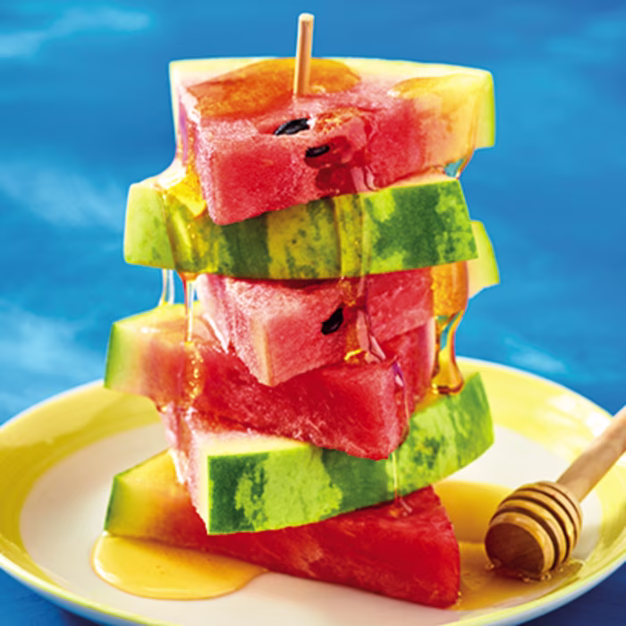 Watermelon and Honey Stack