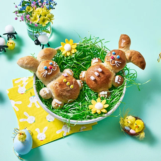 Easter Bread Bunnies