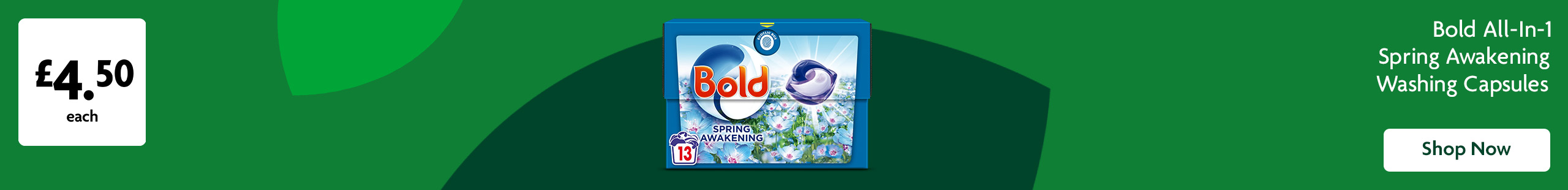 Bold promotional banner