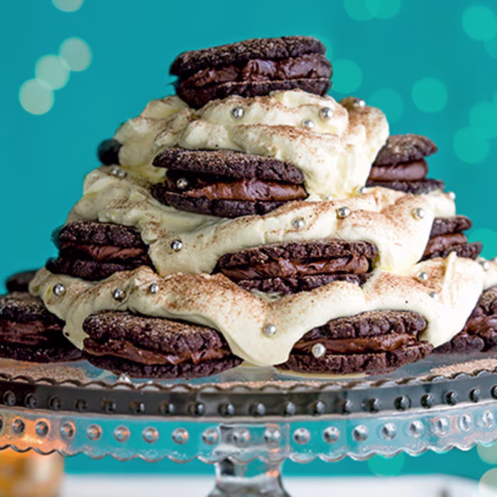 Christmas Tree Cookie Tower