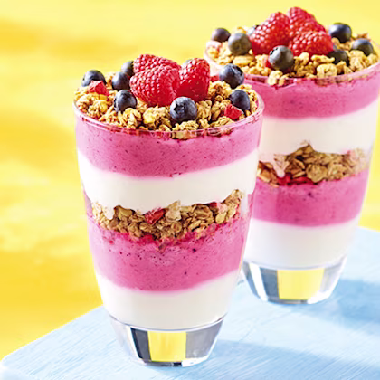 Layered Granola Breakfast Pot