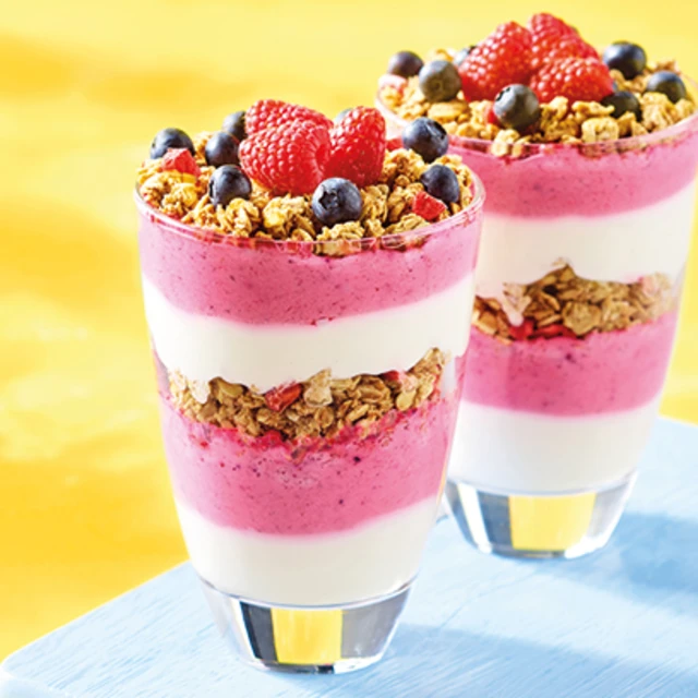 Layered Granola Breakfast Pot