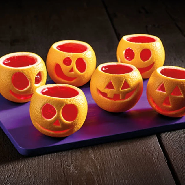 Orange Jelly Jack O'Lantern