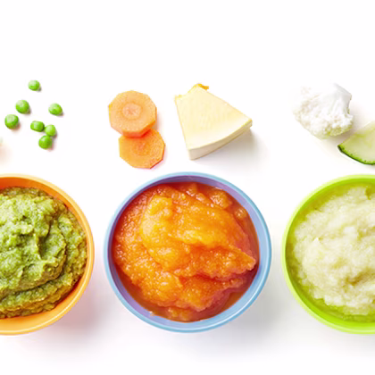 Broccoli and Cauliflower Puree