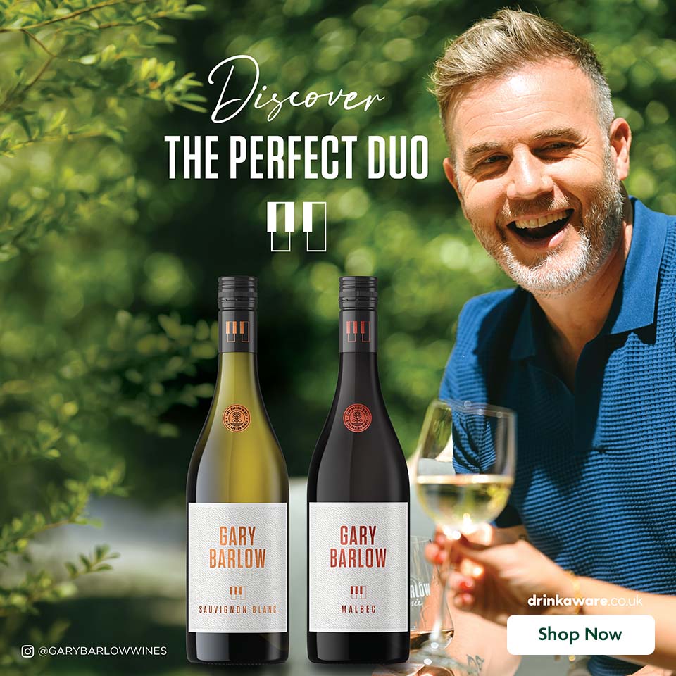 Benchmark Drinks - Gary Barlow Double Tile Banner