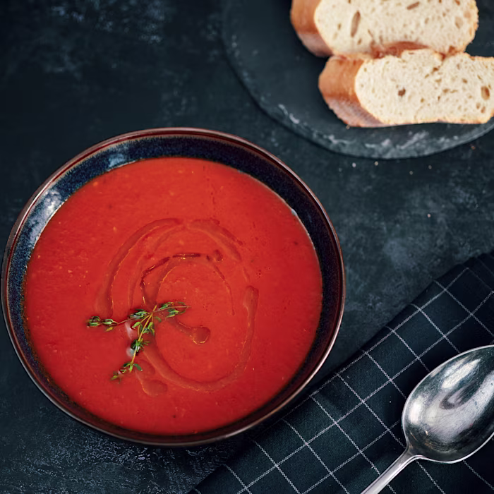 Lentil and Vegetable Soup with Chilli Oil