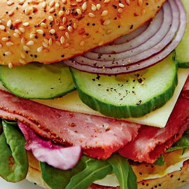 New York-style Pastrami Bagel