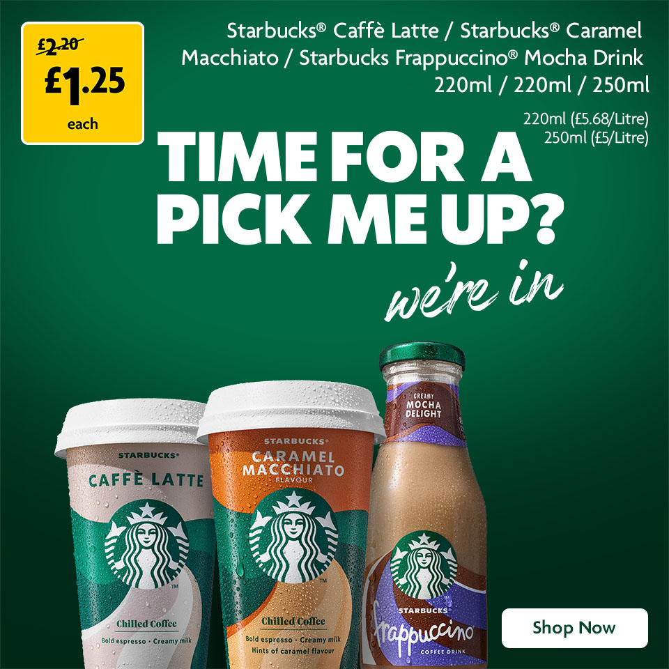 Starbucks promotional banner