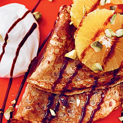 Chocolate Orange Pancakes