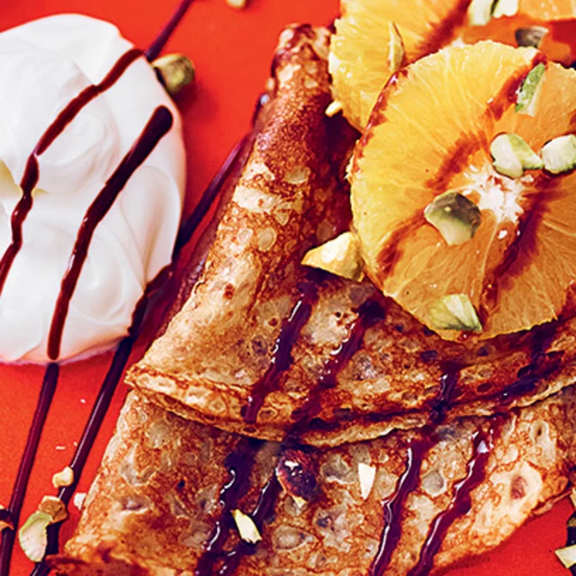 Chocolate Orange Pancakes