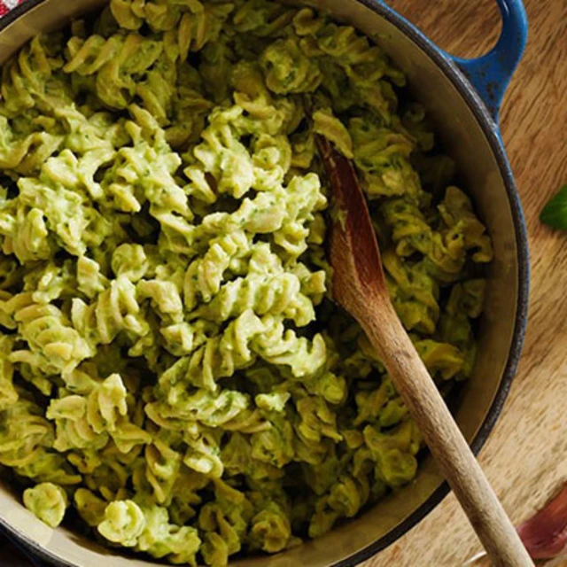 Four Ingredient Avocado Pasta Sauce with Fibre Fest