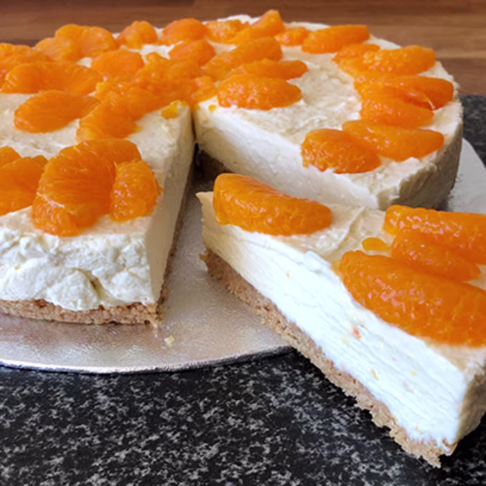 Easy Mandarin Cheesecake