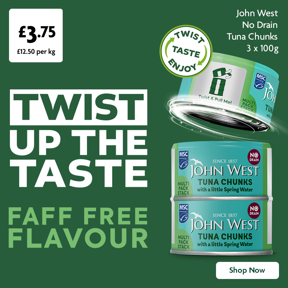 John West Promotional Banner