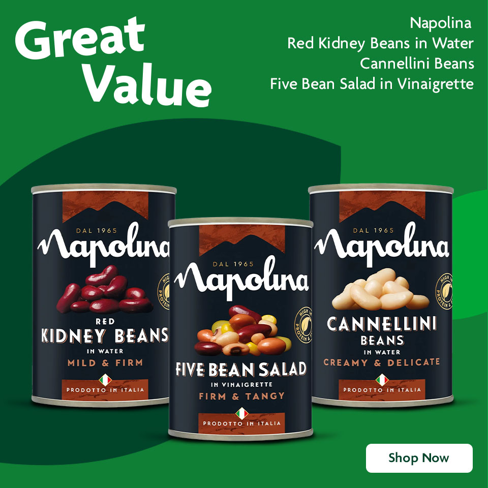 Napolina promotional banner