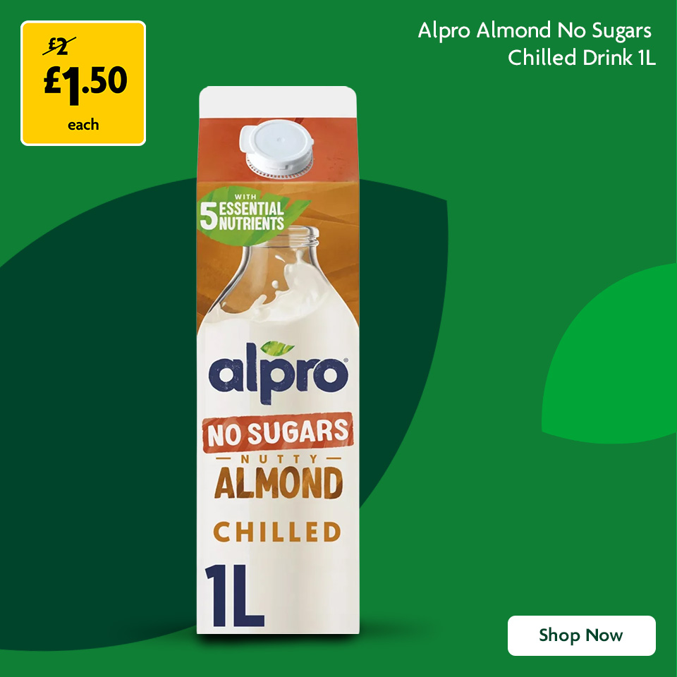 Alpro Milk Promotional Banner