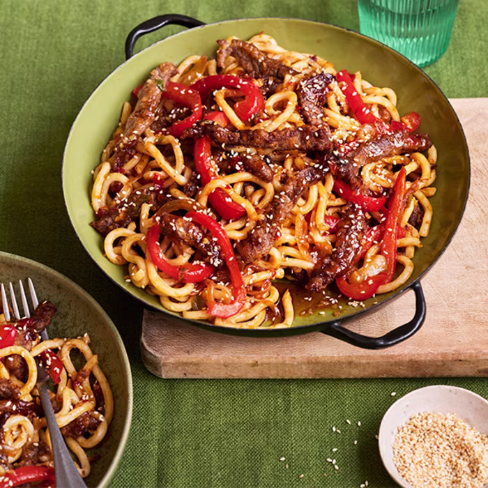 Super Easy One-Pan Chilli Beef