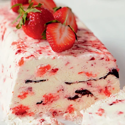Strawberry Choc Ripple Semifreddo