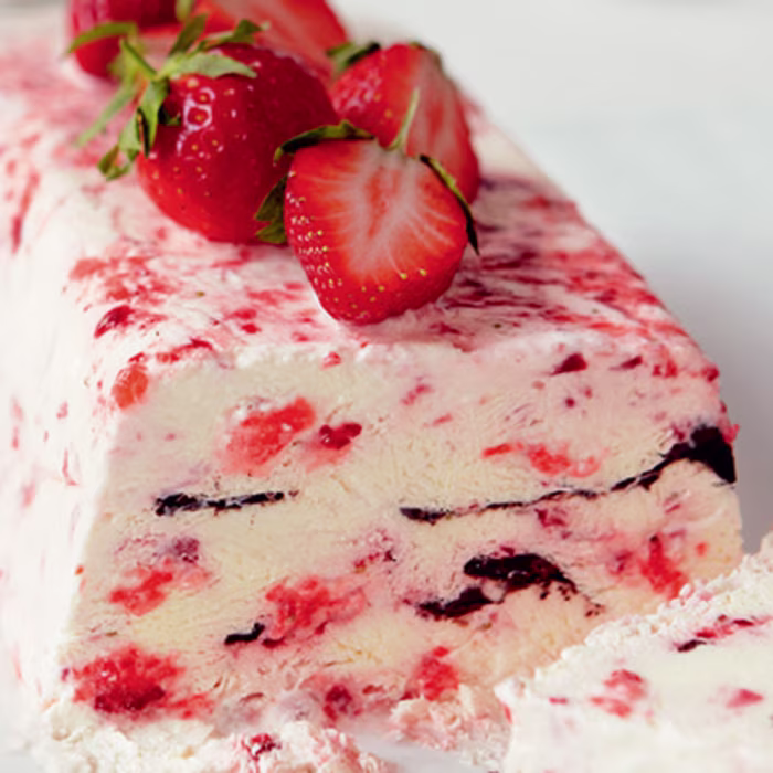 Strawberry Choc Ripple Semifreddo