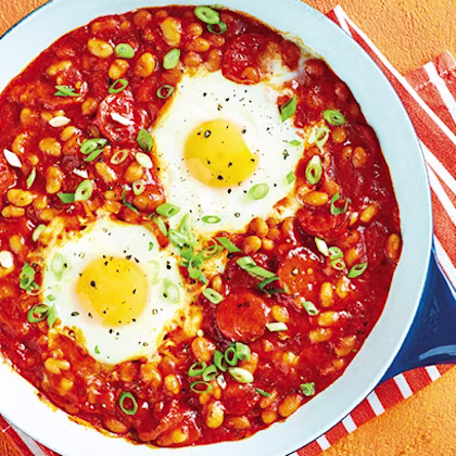 Bean Fried Eggs