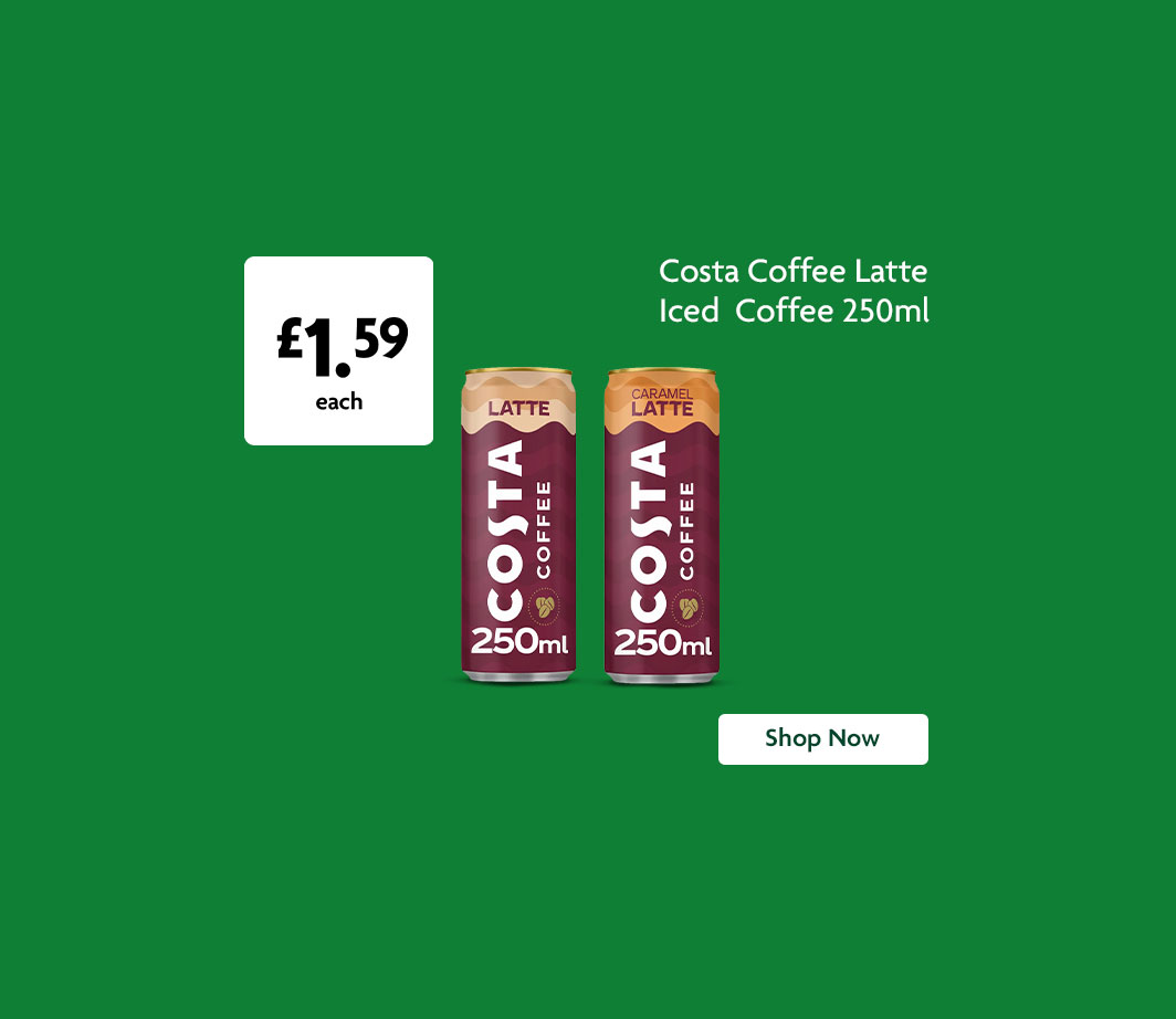 Costa Iced Coffee Promotional Banner