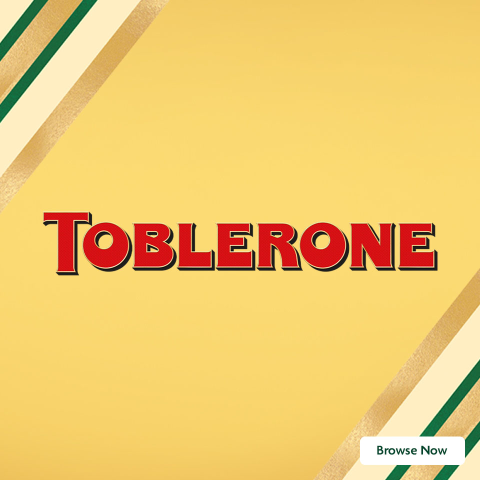 Toblerone promotional banner