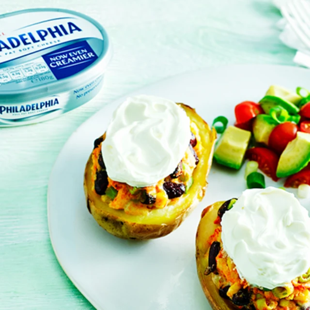 Philadelphia Smoky Jackets with Tomato Salsa