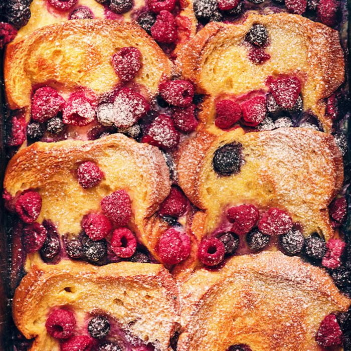 One-Tray Summer French Toast Bake