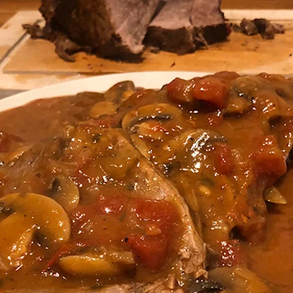 Braised Beef (Chasseur style)