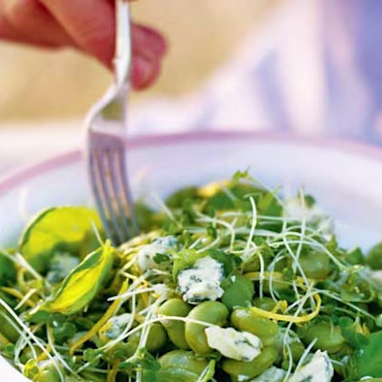 Stilton and Broad Bean Salad