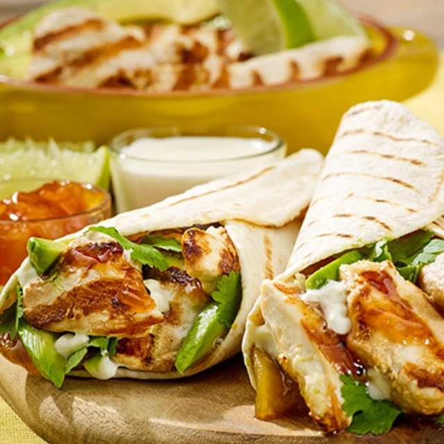 Lime, Coriander and Ginger Chicken Fajitas