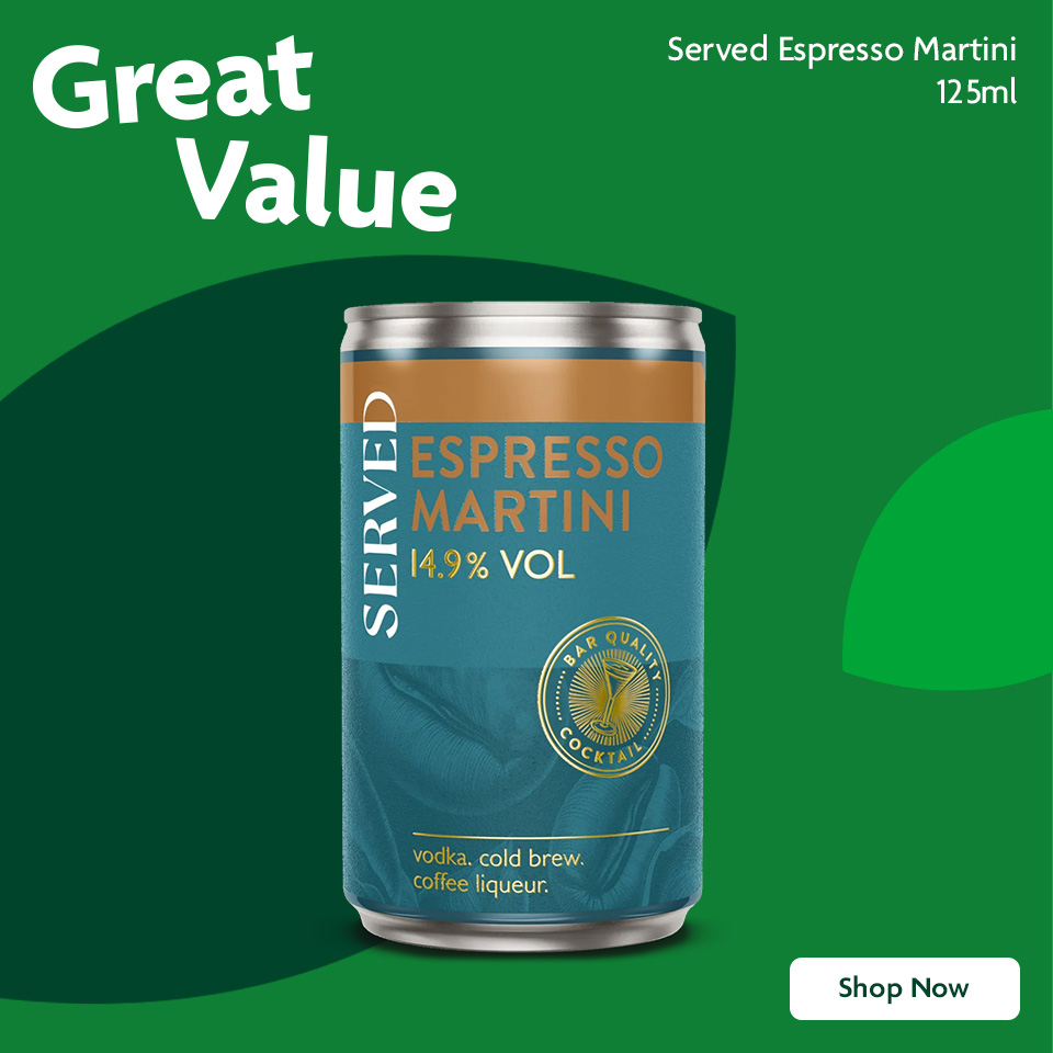 Served Espresso Martini promotional Banner 