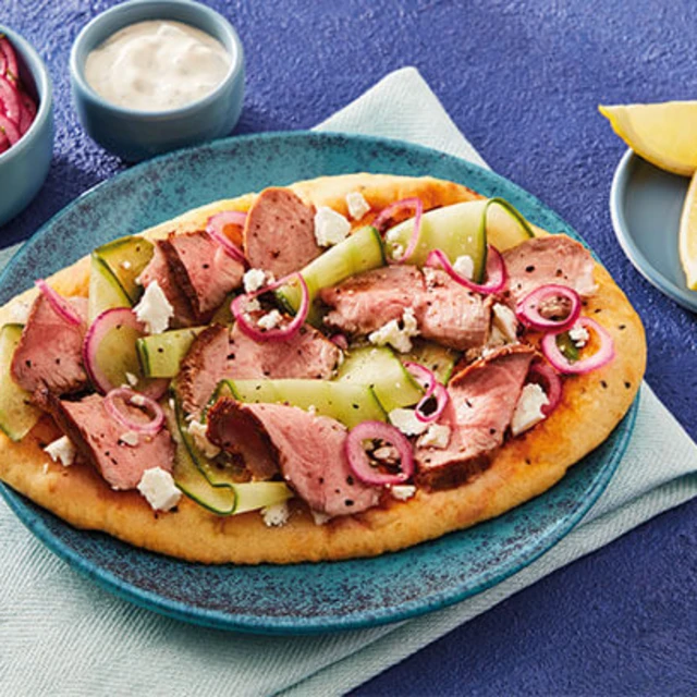 Moroccan Style Lamb Flatbread