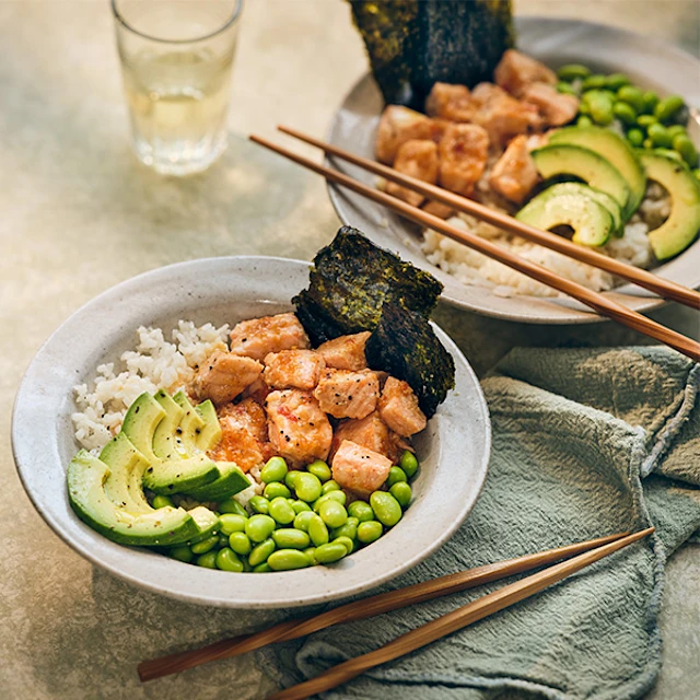 Teriyaki Salmon Bowl