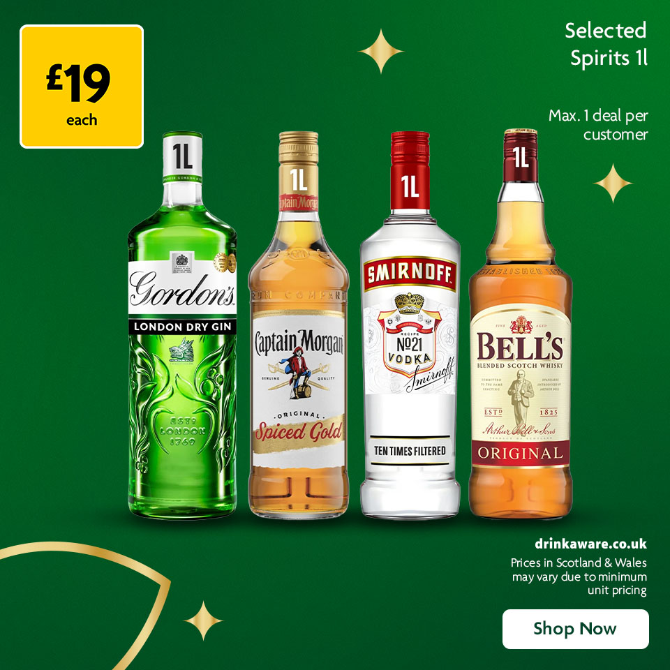 Selected 1L Spirits £19