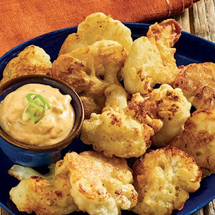 Parmesan Cauliflower Fritters