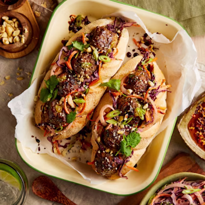 Miso Meatball Subs