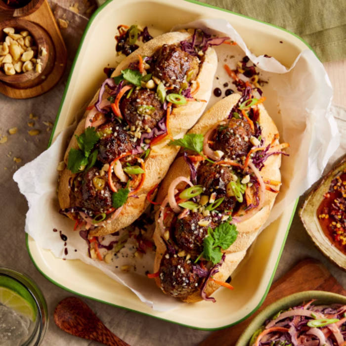 Miso Meatball Subs