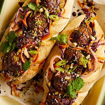 Miso Meatball Subs