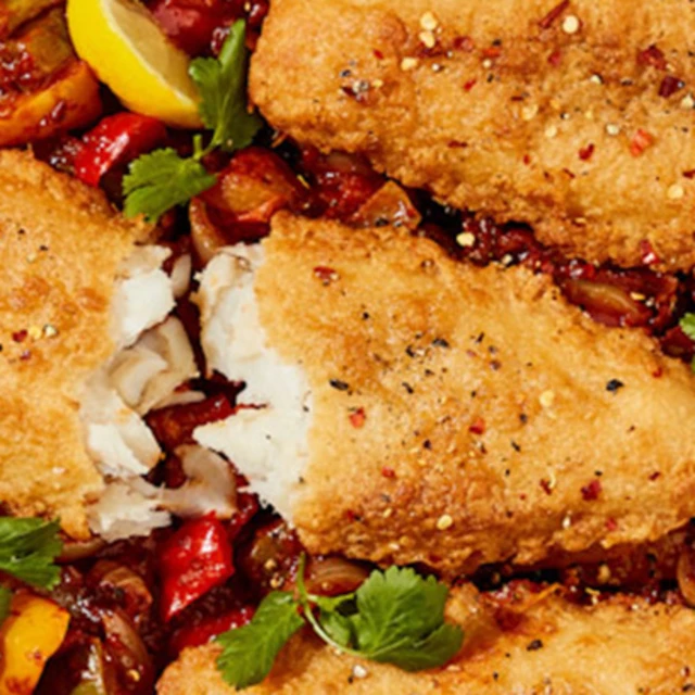 Mexican Fish Tray Bake