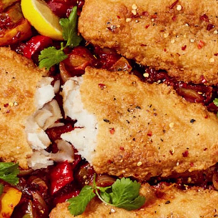 Mexican Fish Tray Bake