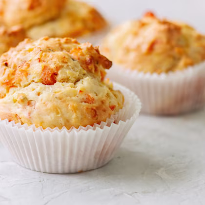 High Protein Cheese Muffins