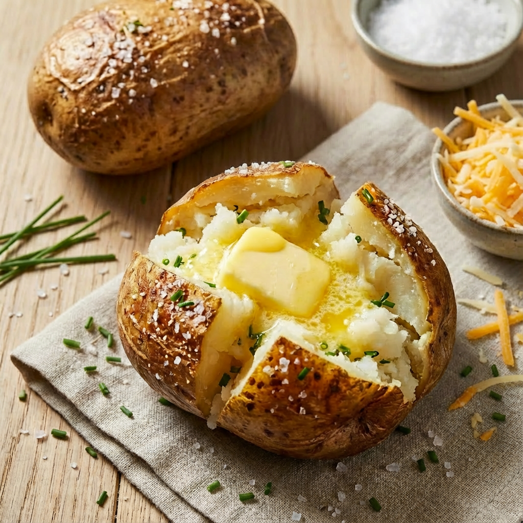 Baked Potato with melted butter