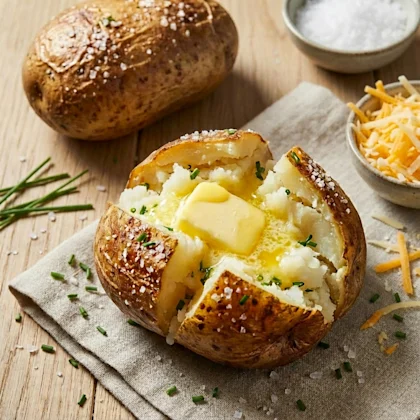 Baked Potato with melted butter
