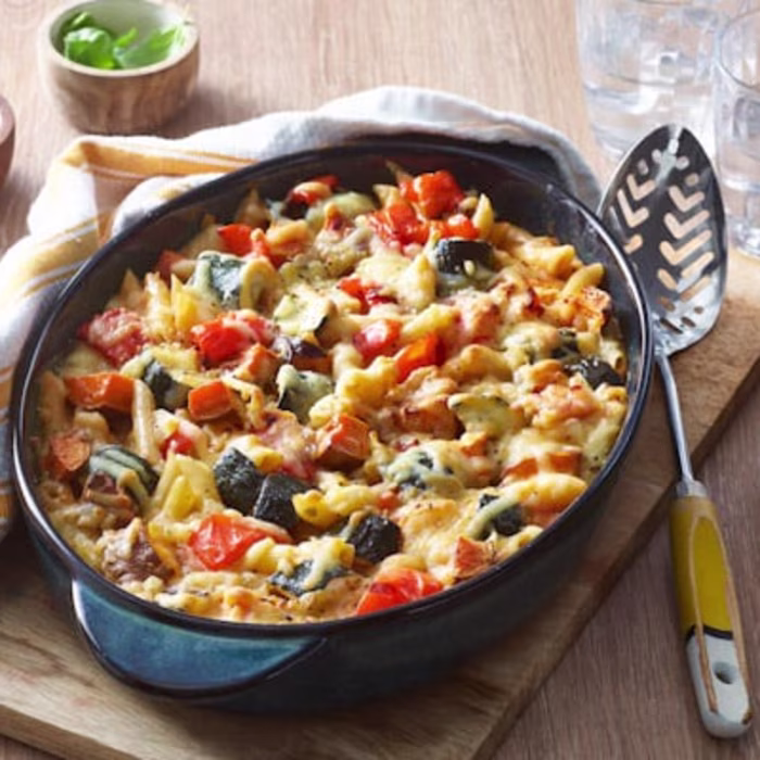Mediterranean Vegetable Macaroni Cheese