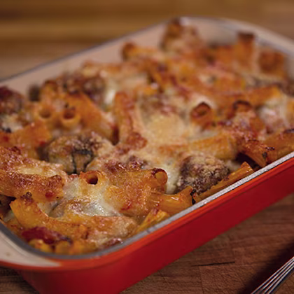 Napolina Meatball Rigatoni Pasta Bake
