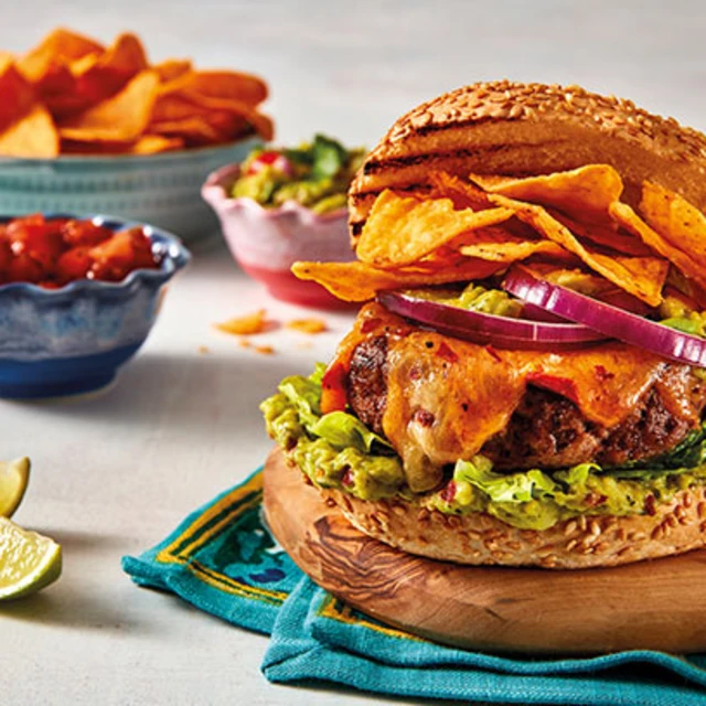 Loaded Nacho Burger