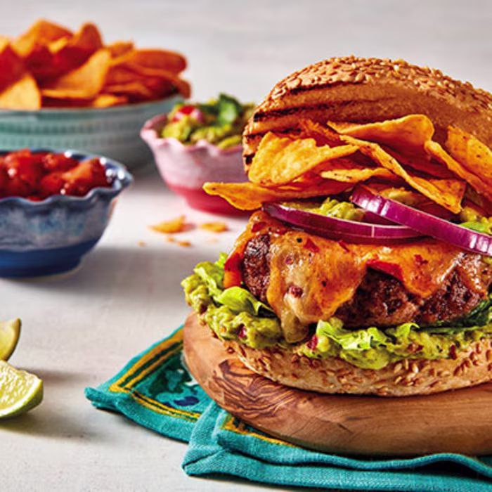 Loaded Nacho Burger